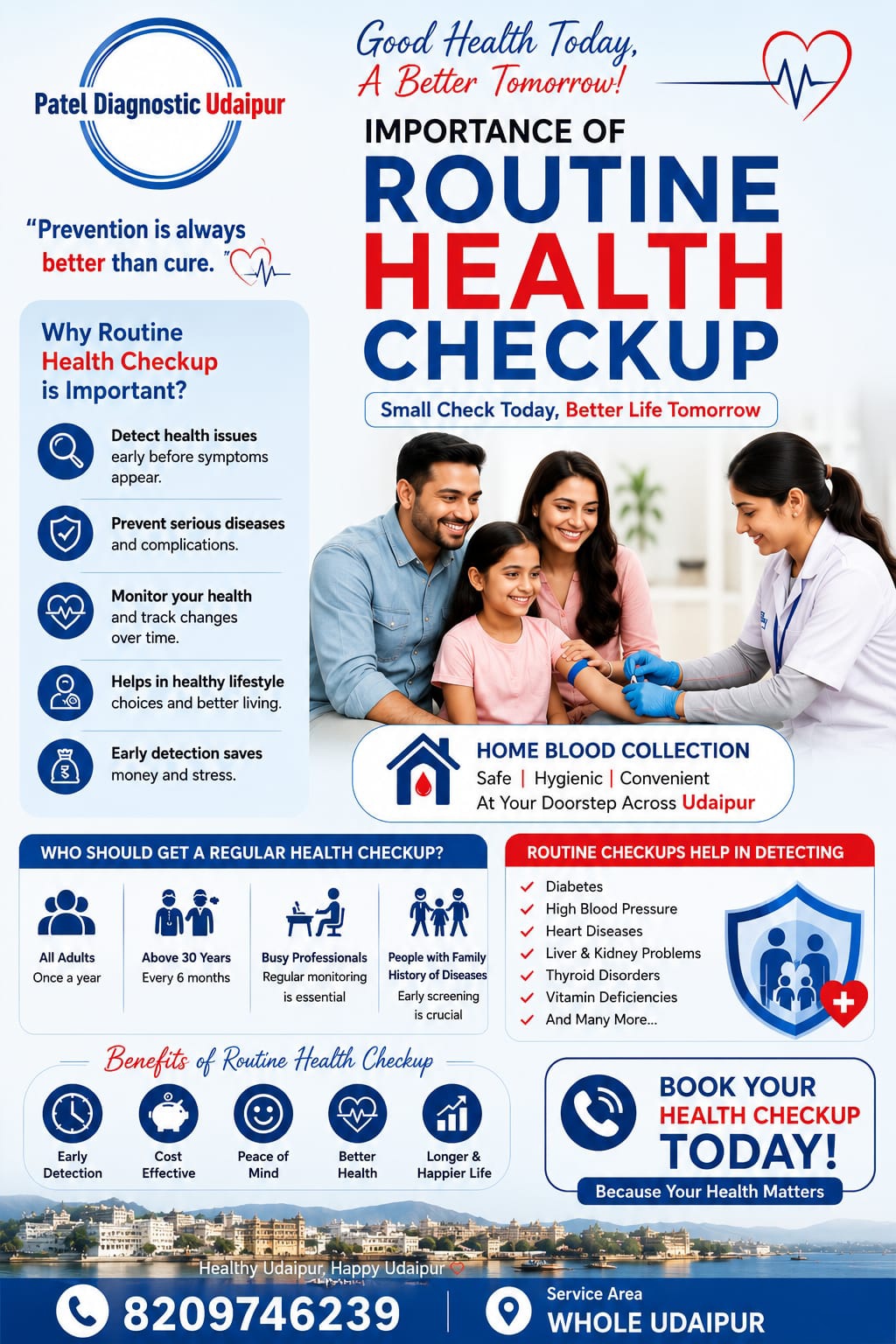 Full Body Health Checkup Facility in Udaipur